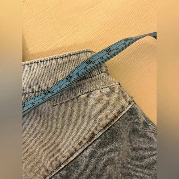 Gap Dress - Women's XS Extra Small Denim Blue Jean - Patchwork Sundress Mini - Picture 10 of 10